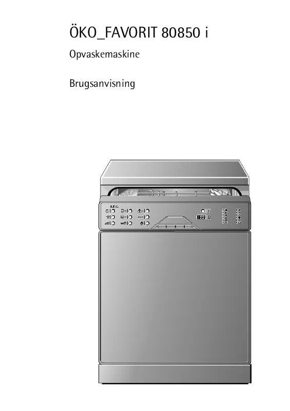 Mode d'emploi AEG-ELECTROLUX FAV80850IB