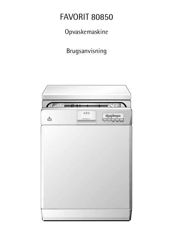 Mode d'emploi AEG-ELECTROLUX FAV80850UM