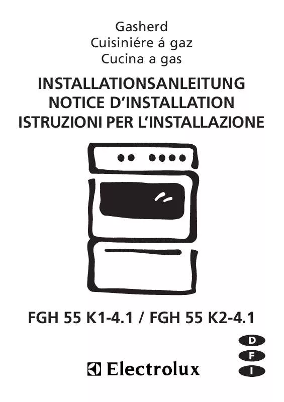 Mode d'emploi AEG-ELECTROLUX FGH55K241