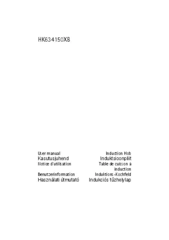 Mode d'emploi AEG-ELECTROLUX HK634150XB