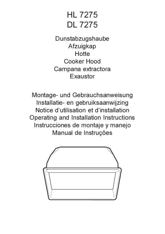 Mode d'emploi AEG-ELECTROLUX HL7275-M