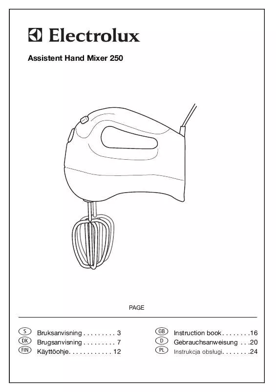 Mode d'emploi AEG-ELECTROLUX HM250