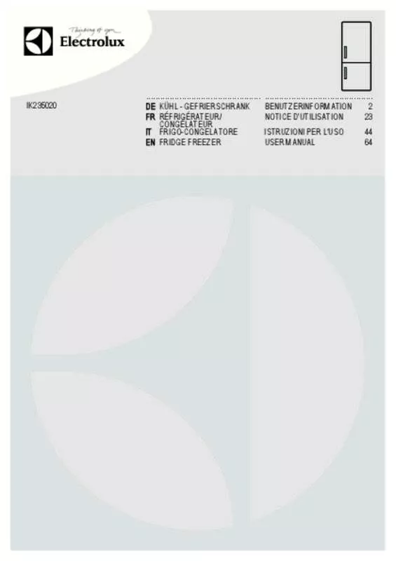 Mode d'emploi AEG-ELECTROLUX IK235020