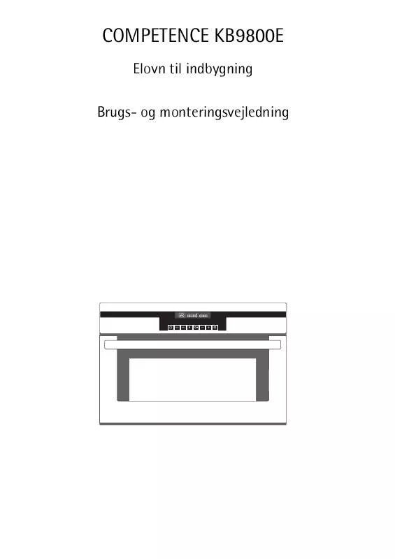 Mode d'emploi AEG-ELECTROLUX KB9800E-A