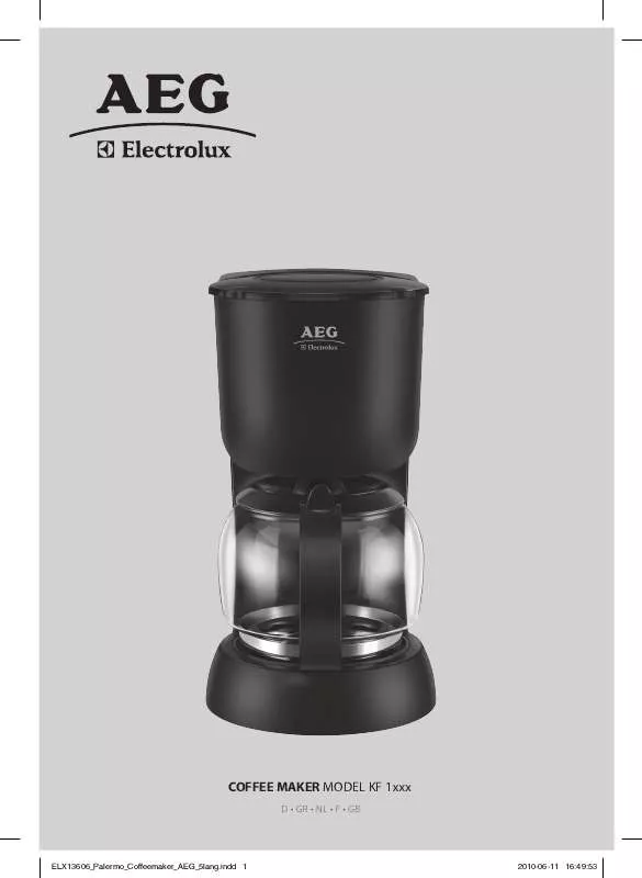 Mode d'emploi AEG-ELECTROLUX KF1250