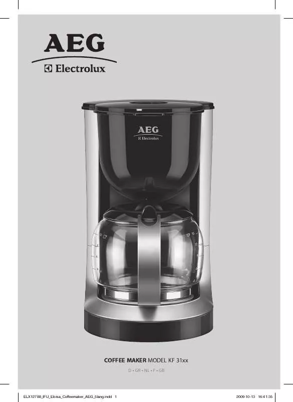 Mode d'emploi AEG-ELECTROLUX KF3110