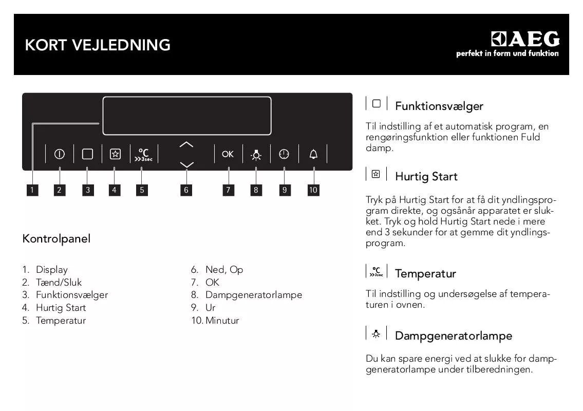 Mode d'emploi AEG-ELECTROLUX KS7400501M