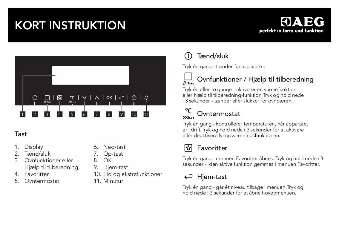 Mode d'emploi AEG-ELECTROLUX KS8100001M