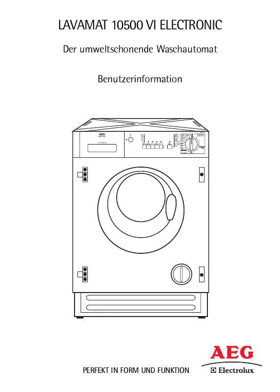 Mode d'emploi AEG-ELECTROLUX L10500VI