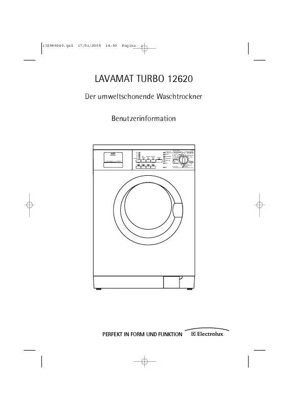 Mode d'emploi AEG-ELECTROLUX L12620