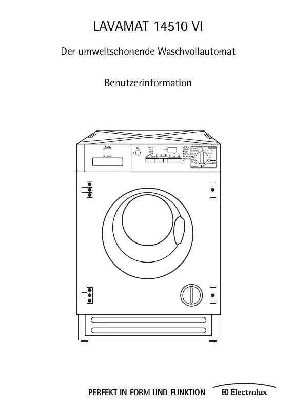 Mode d'emploi AEG-ELECTROLUX L14510VI