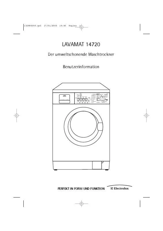 Mode d'emploi AEG-ELECTROLUX L14720