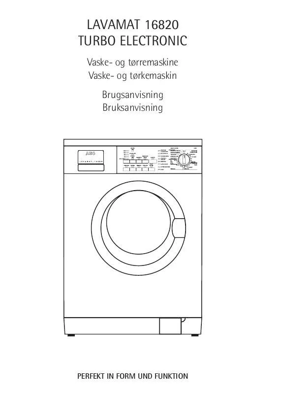 Mode d'emploi AEG-ELECTROLUX L16820