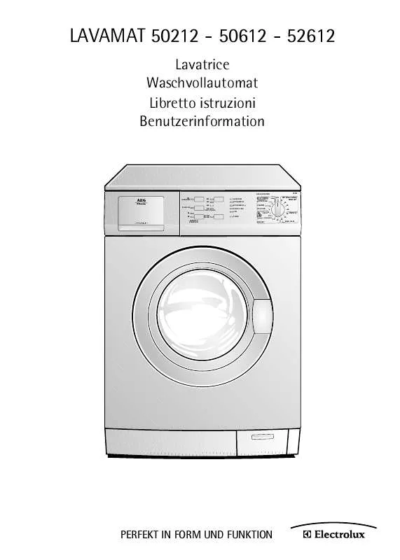 Mode d'emploi AEG-ELECTROLUX L50212