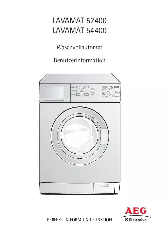 Mode d'emploi AEG-ELECTROLUX L52400