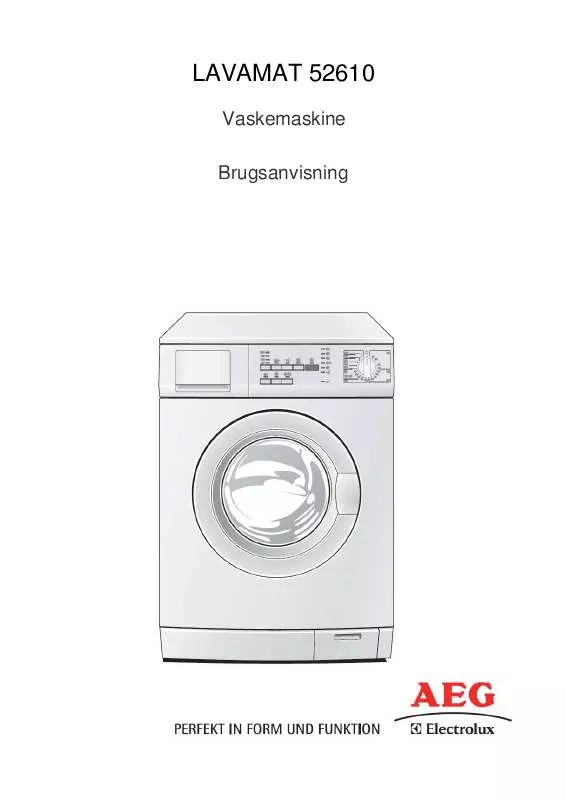 Mode d'emploi AEG-ELECTROLUX L52610