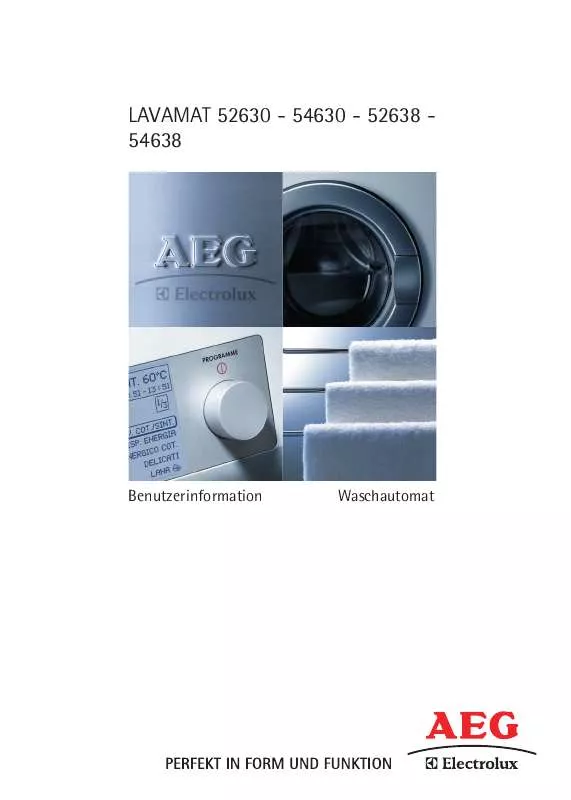 Mode d'emploi AEG-ELECTROLUX L52638