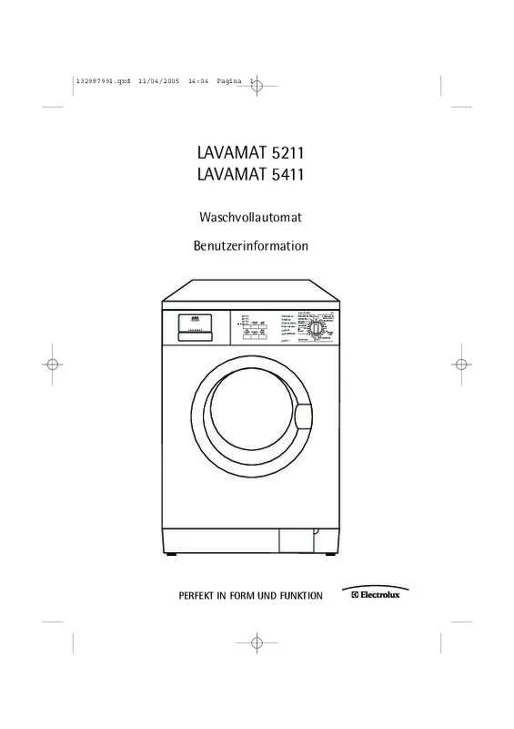 Mode d'emploi AEG-ELECTROLUX L5411