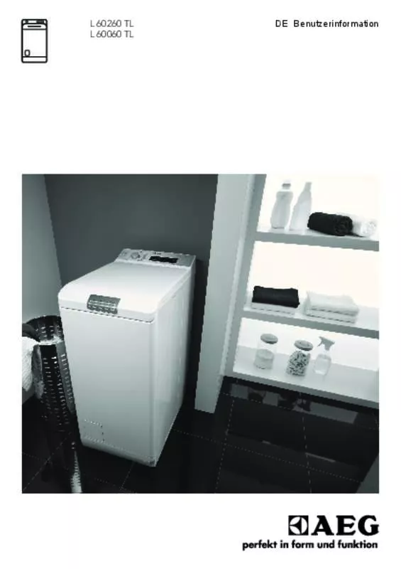 Mode d'emploi AEG-ELECTROLUX L60060TL