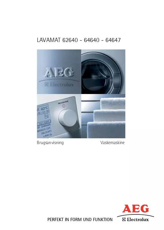 Mode d'emploi AEG-ELECTROLUX L62640