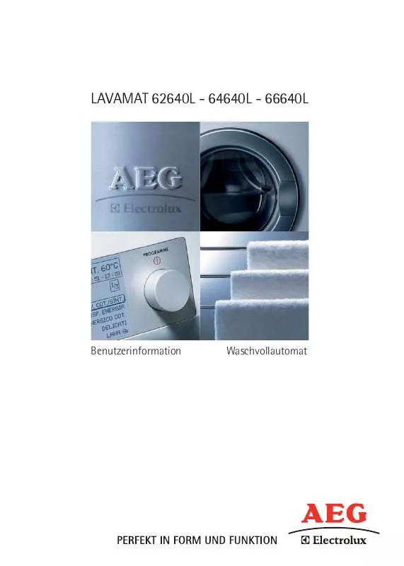 Mode d'emploi AEG-ELECTROLUX L62640L