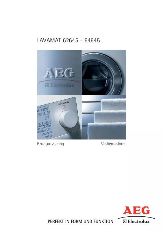 Mode d'emploi AEG-ELECTROLUX L62645