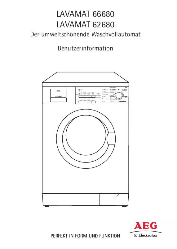 Mode d'emploi AEG-ELECTROLUX L62680