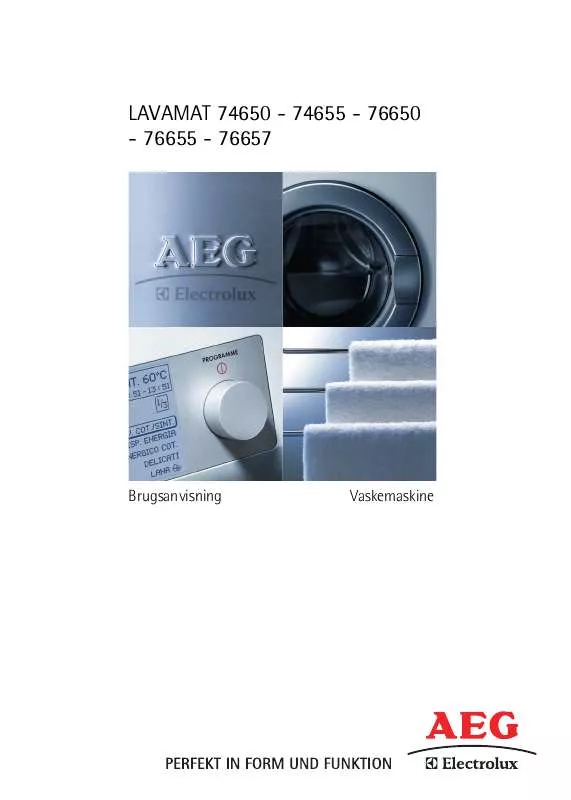 Mode d'emploi AEG-ELECTROLUX L76655