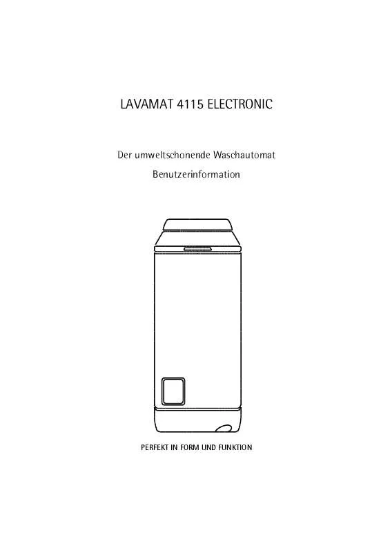 Mode d'emploi AEG-ELECTROLUX LAV4115