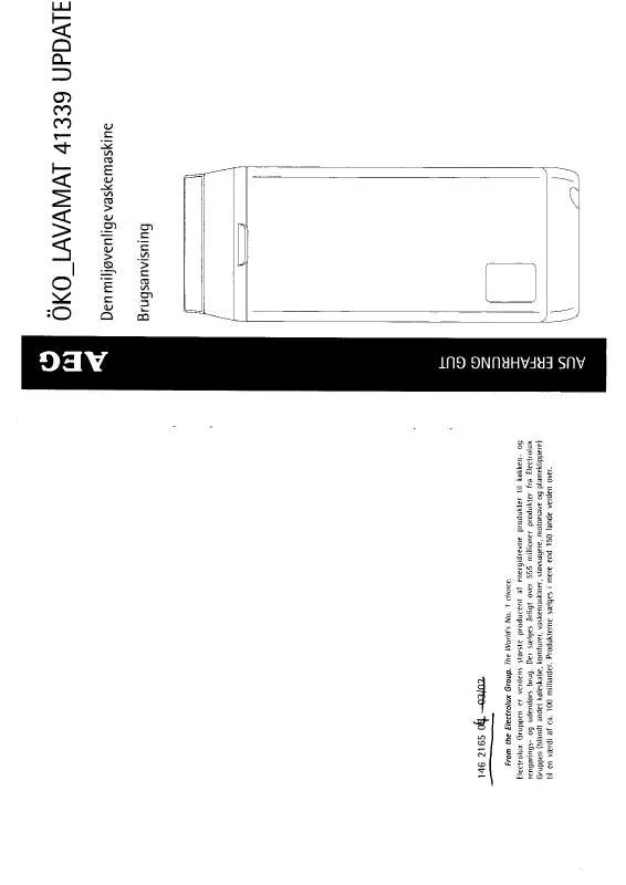 Mode d'emploi AEG-ELECTROLUX LAV41339