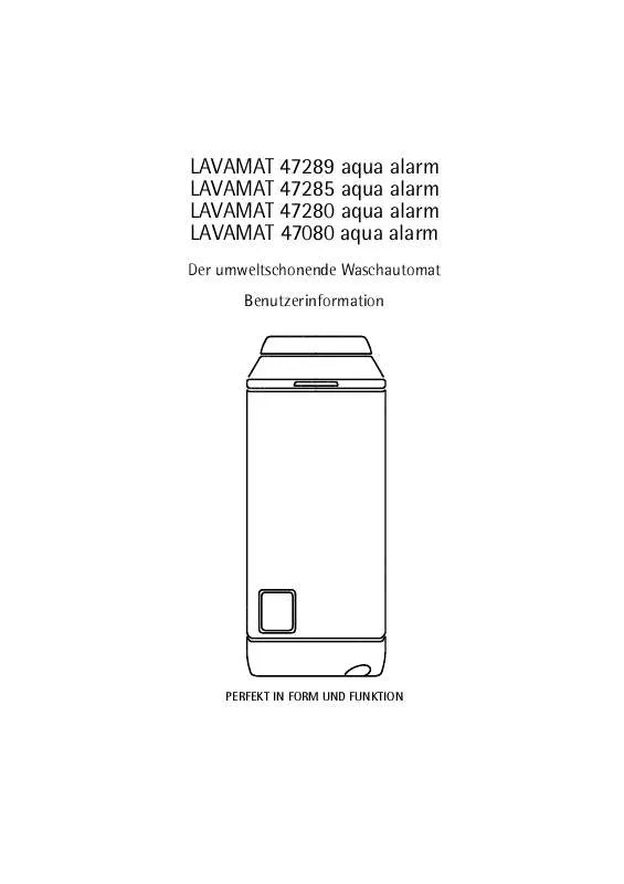 Mode d'emploi AEG-ELECTROLUX LAV47080