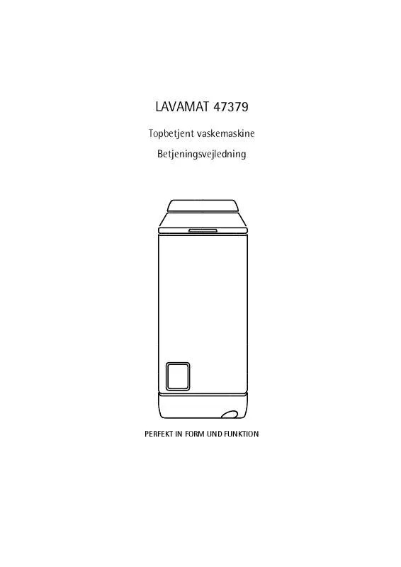 Mode d'emploi AEG-ELECTROLUX LAV47379