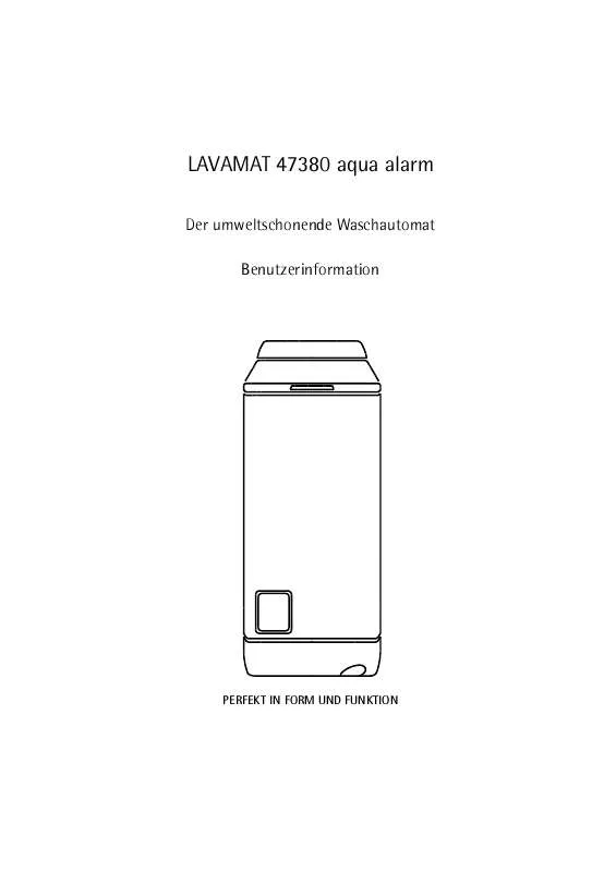 Mode d'emploi AEG-ELECTROLUX LAV47380