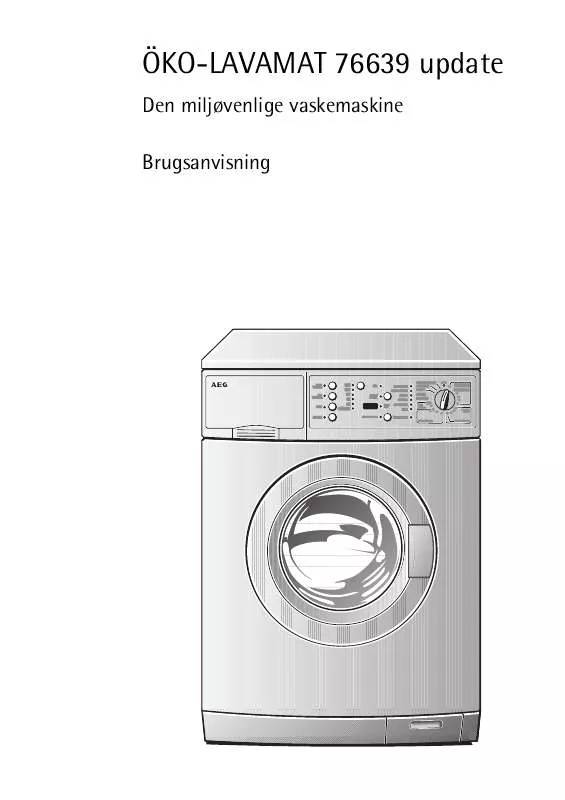 Mode d'emploi AEG-ELECTROLUX LAV76639-W