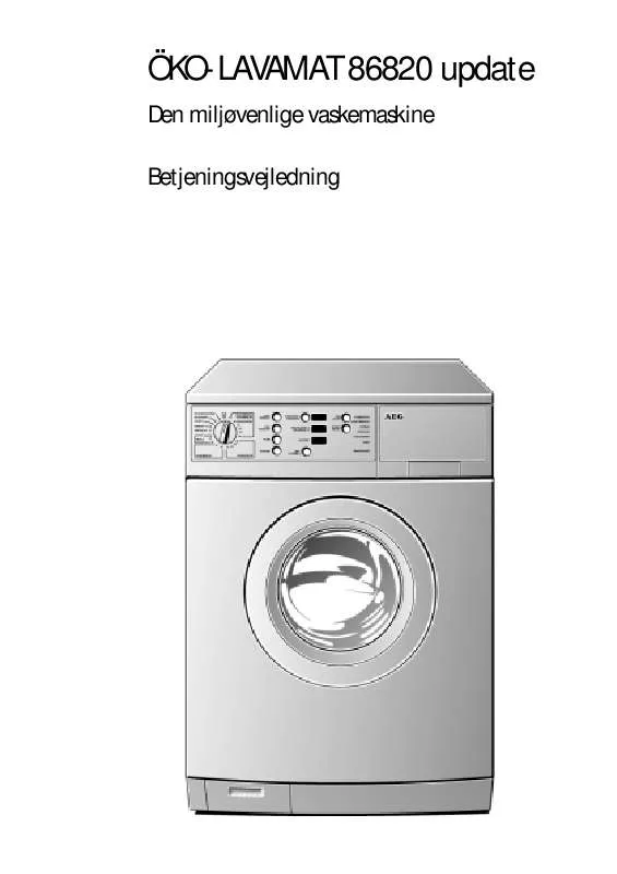 Mode d'emploi AEG-ELECTROLUX LAV86820-W