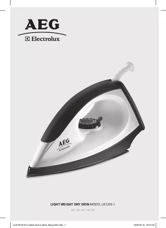 Mode d'emploi AEG-ELECTROLUX LB1203-1