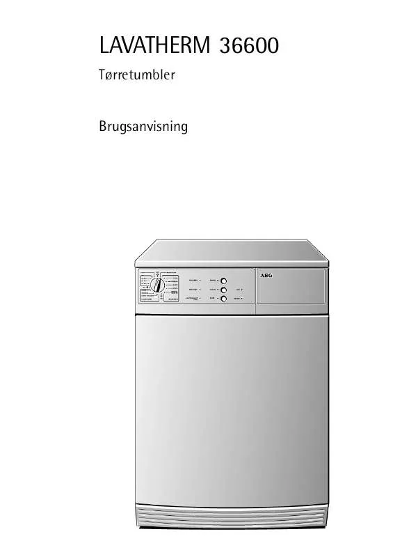 Mode d'emploi AEG-ELECTROLUX LTH 36600