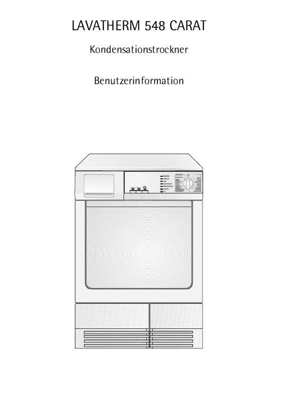 Mode d'emploi AEG-ELECTROLUX LTH548