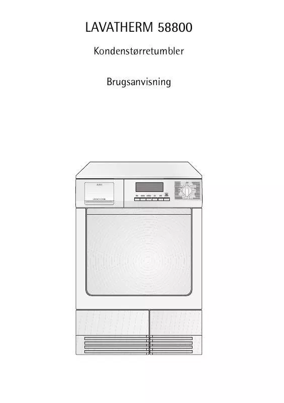 Mode d'emploi AEG-ELECTROLUX LTH58800