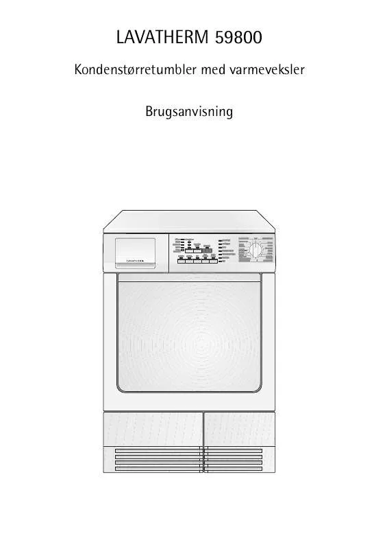 Mode d'emploi AEG-ELECTROLUX LTH59800