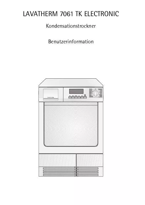 Mode d'emploi AEG-ELECTROLUX LTH7061TK