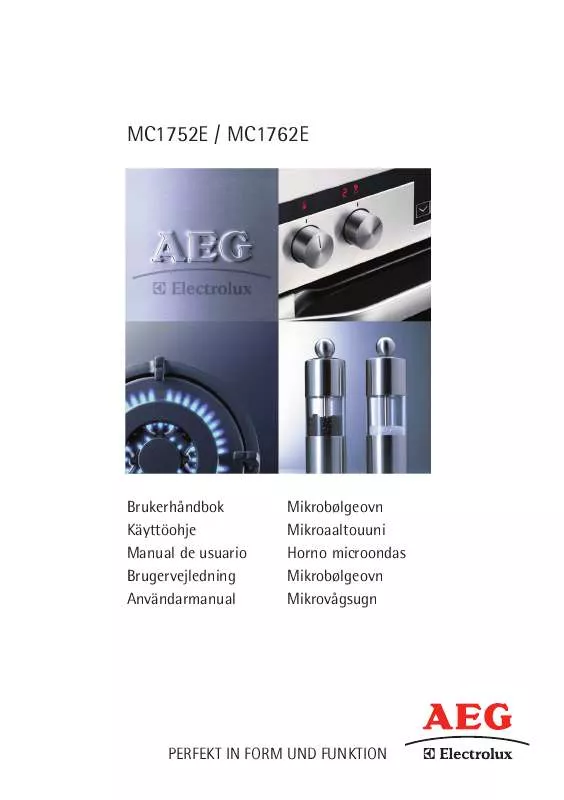 Mode d'emploi AEG-ELECTROLUX MC1752E-B