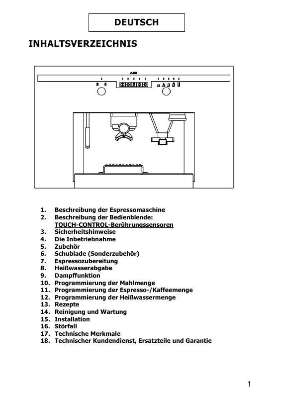 Mode d'emploi AEG-ELECTROLUX PE8038-A