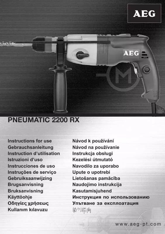 Mode d'emploi AEG-ELECTROLUX PN 2000 RX