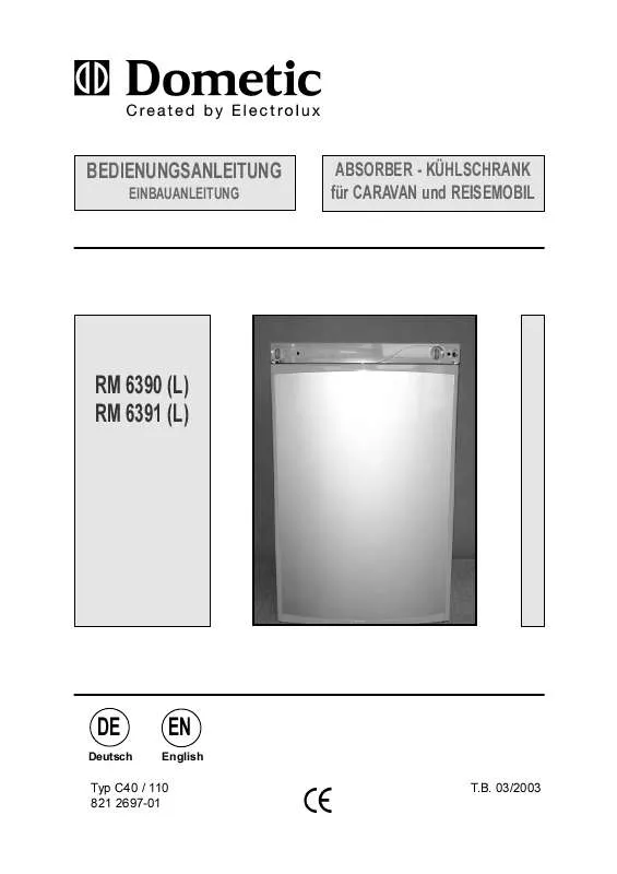 Mode d'emploi AEG-ELECTROLUX RM6391L