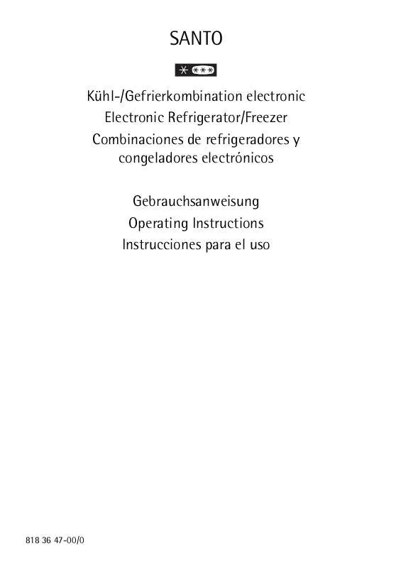 Mode d'emploi AEG-ELECTROLUX S76322-KG