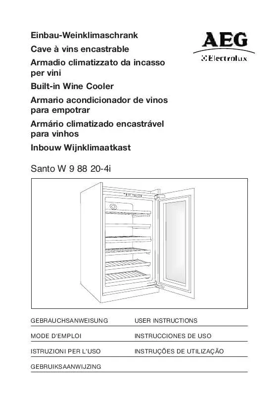 Mode d'emploi AEG-ELECTROLUX SANTOW98820-4ILIUK