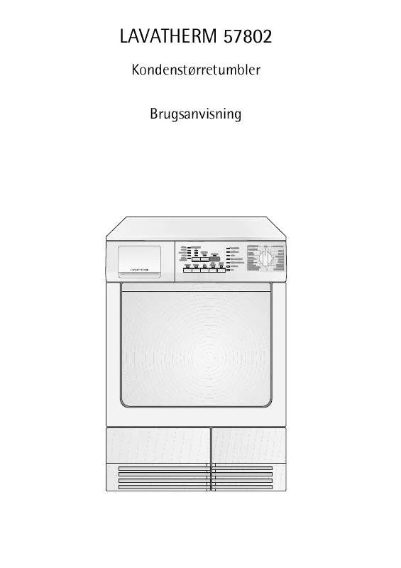 Mode d'emploi AEG-ELECTROLUX T57802