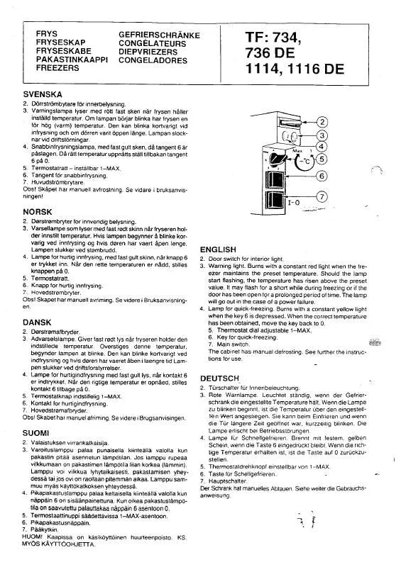 Mode d'emploi AEG-ELECTROLUX TF1118