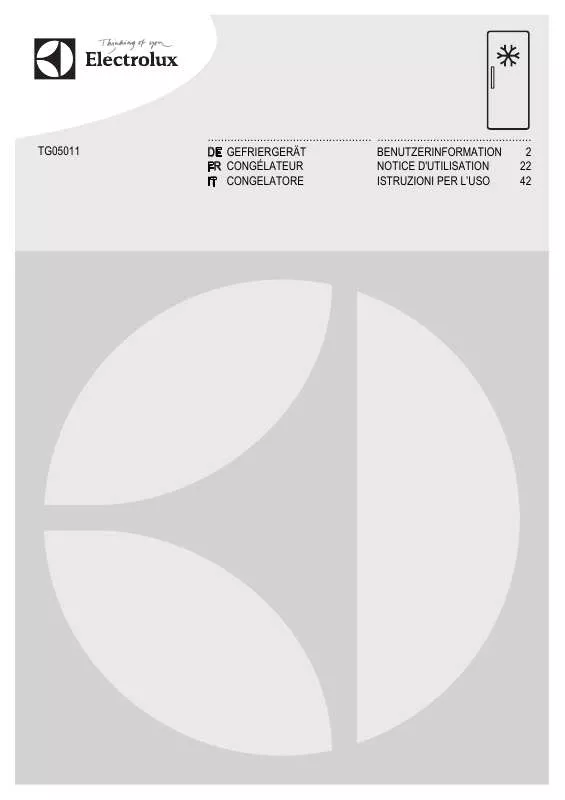 Mode d'emploi AEG-ELECTROLUX TG05011